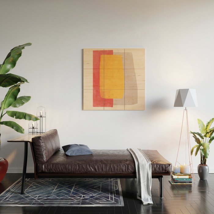 Minimal Abstract Art 26 Wood Wall Art Gallery Image 2