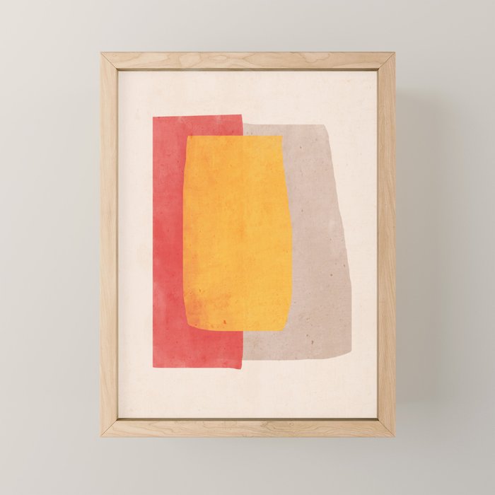 Minimal Abstract Art 26 Mini Art Print Gallery Image 1