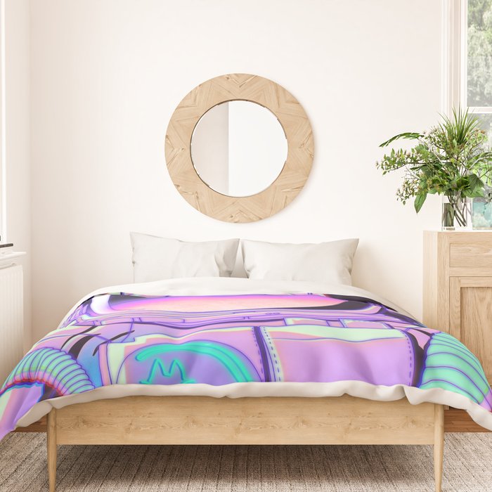 Space Travel 20XX Duvet Cover Gallery Image 3
