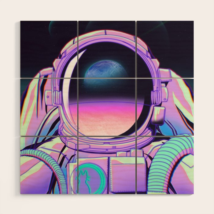 Space Travel 20XX Wood Wall Art Gallery Image 1