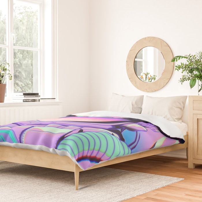 Space Travel 20XX Duvet Cover Gallery Image 2