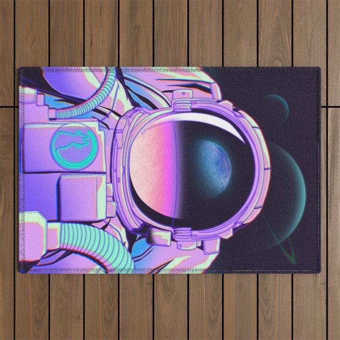 Space Travel 20XX Outdoor Rug Gallery Image 1