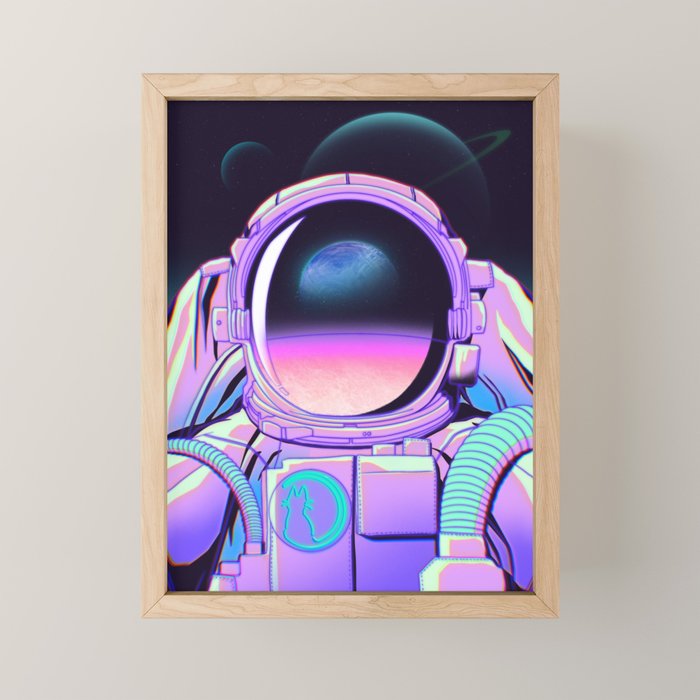 Space Travel 20XX Mini Art Print Gallery Image 1