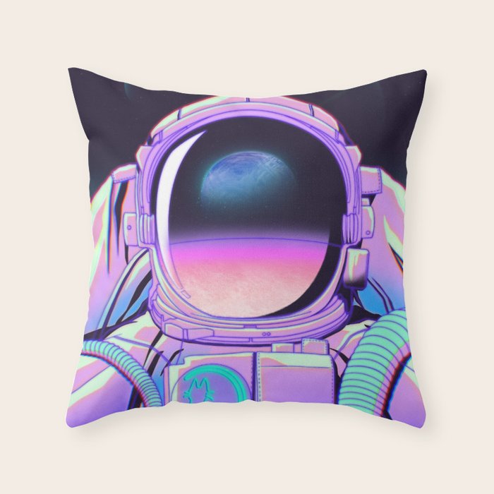 Space Travel 20XX Throw Pillow Gallery Image 6