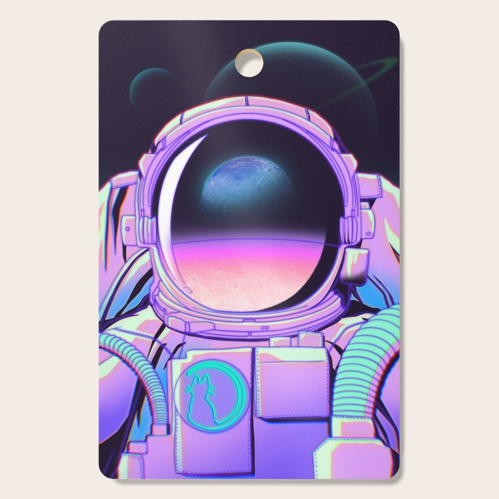 Space Travel 20XX Cutting Board Gallery Image 1