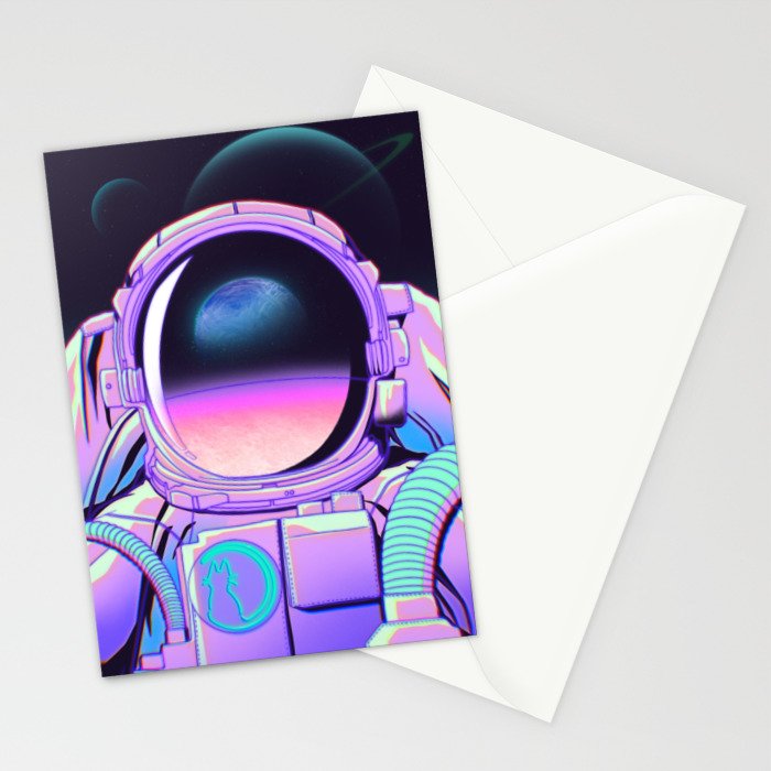 Space Travel 20XX Stationery Card Gallery Image 2