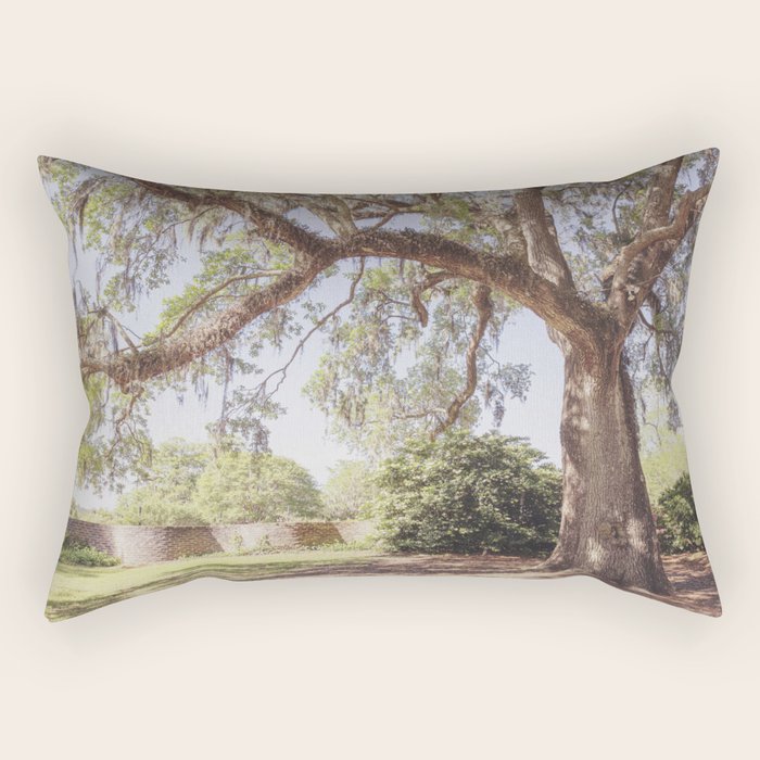 Lowcountry Live Oak x Coastal South Carolina Photography Rectangular Pillow Gallery Image 2