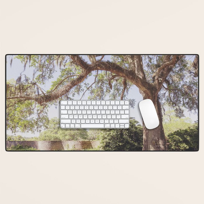 Lowcountry Live Oak x Coastal South Carolina Photography Desk Mat Gallery Image 1
