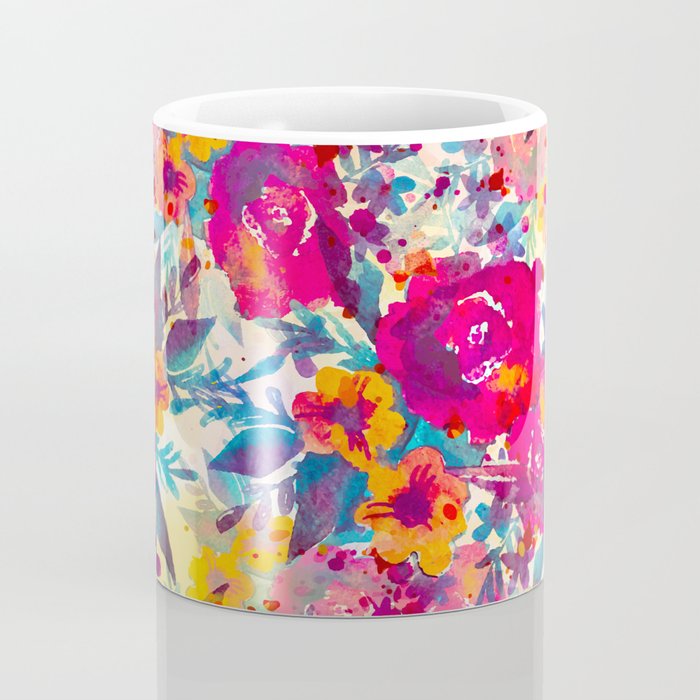 Watercolor flowers and plants 02 Coffee Mug Gallery Image 4