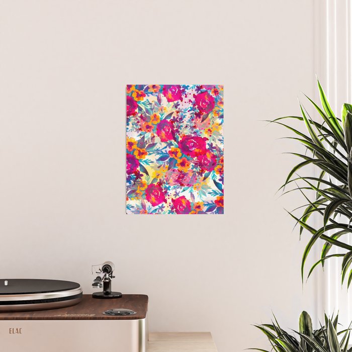 Watercolor flowers and plants 02 Poster Gallery Image 2