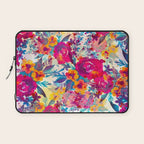 Watercolor flowers and plants 02 Laptop Sleeve Gallery Image 1