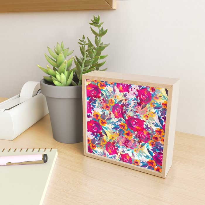 Watercolor flowers and plants 02 Mini Art Print Gallery Image 2