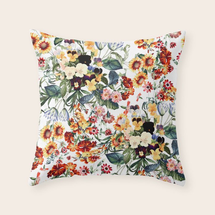 Summer Garden V Throw Pillow Gallery Image 6