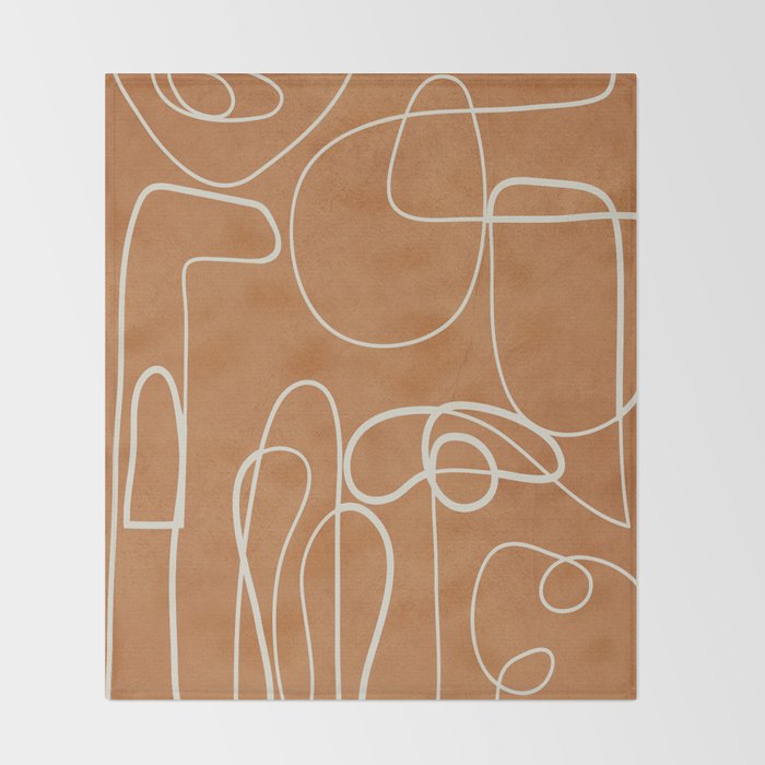 Lines in Space 8 Throw Blanket Gallery Image 2