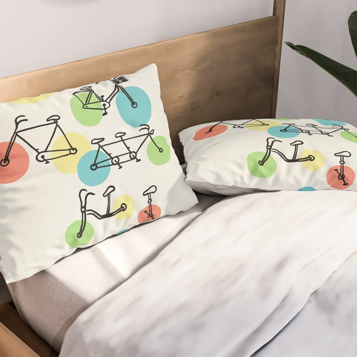 Riding Bubbles Pillow Sham Gallery Image 2