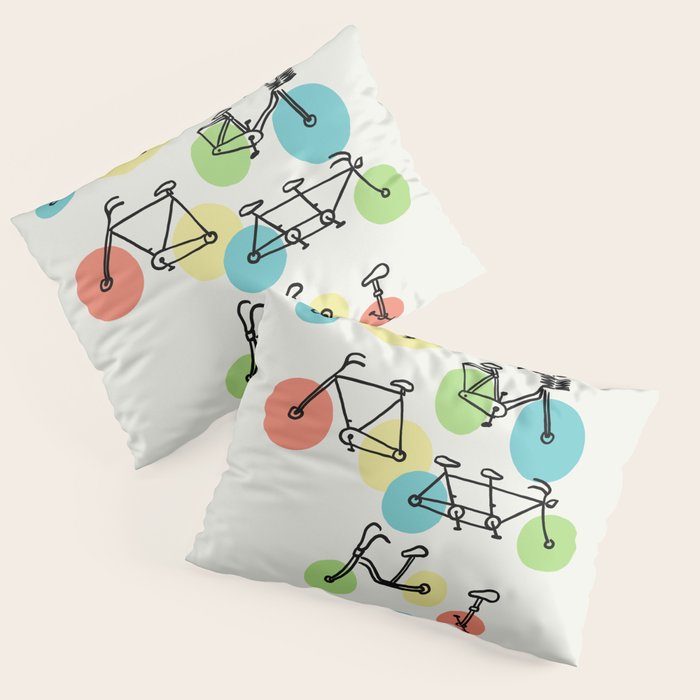 Riding Bubbles Pillow Sham Gallery Image 1