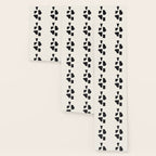Bump & Kiss Minimalist Modern Mid Century Black Organic Shapes Pattern Paper Collage Wallpaper Gallery Image 3