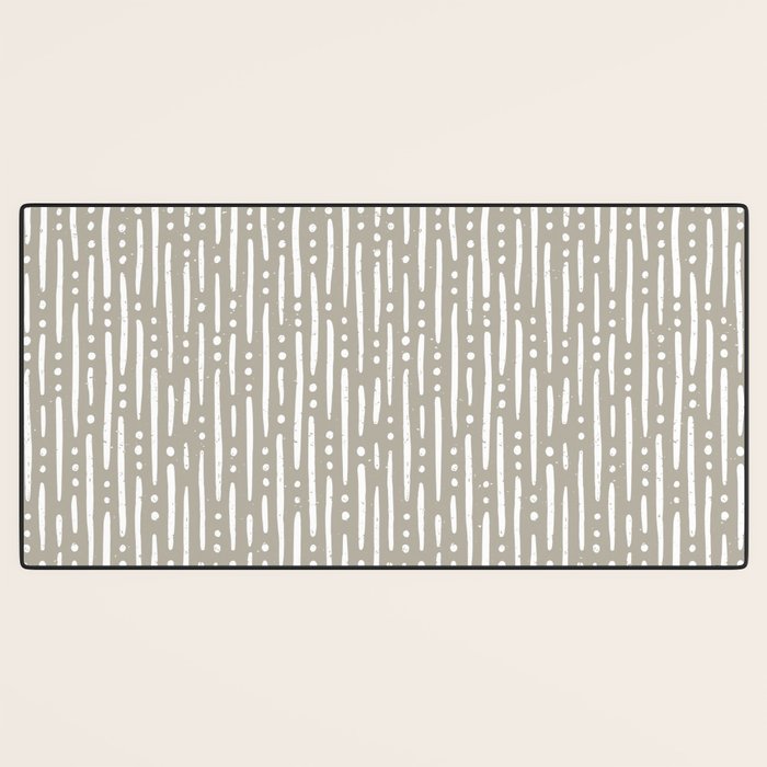 Line Up in Sand Desk Mat Gallery Image 3