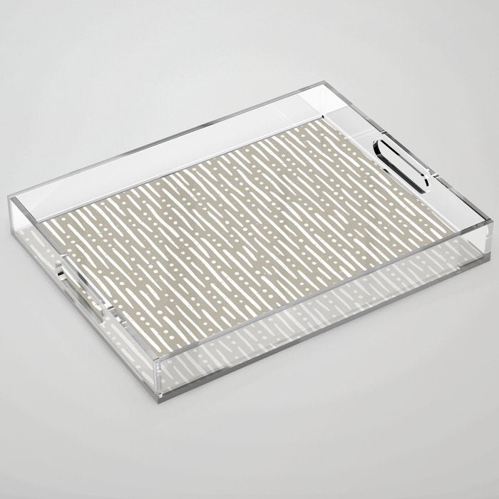 Line Up in Sand Acrylic Tray Gallery Image 1