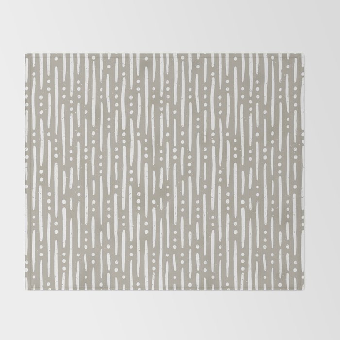 Line Up in Sand Throw Blanket Gallery Image 2