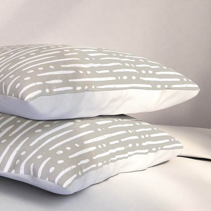 Line Up in Sand Pillow Sham Gallery Image 3