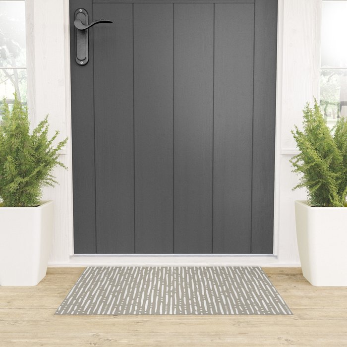 Line Up in Sand Welcome Mat Gallery Image 3