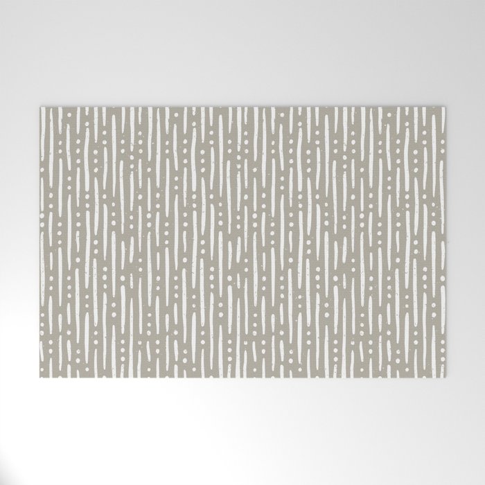Line Up in Sand Welcome Mat Gallery Image 1