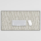 Line Up in Sand Desk Mat Gallery Image 1