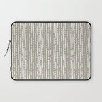 Line Up in Sand Laptop Sleeve Gallery Image 1