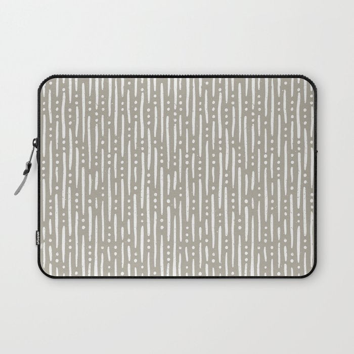Line Up in Sand Laptop Sleeve Gallery Image 1