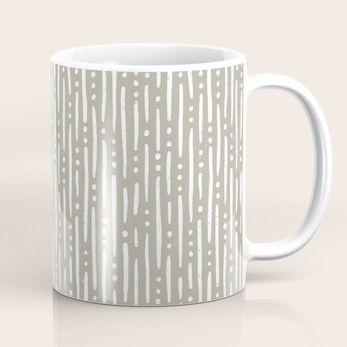 Line Up in Sand Coffee Mug Gallery Image 1