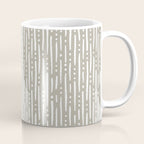 Line Up in Sand Coffee Mug Gallery Image 1