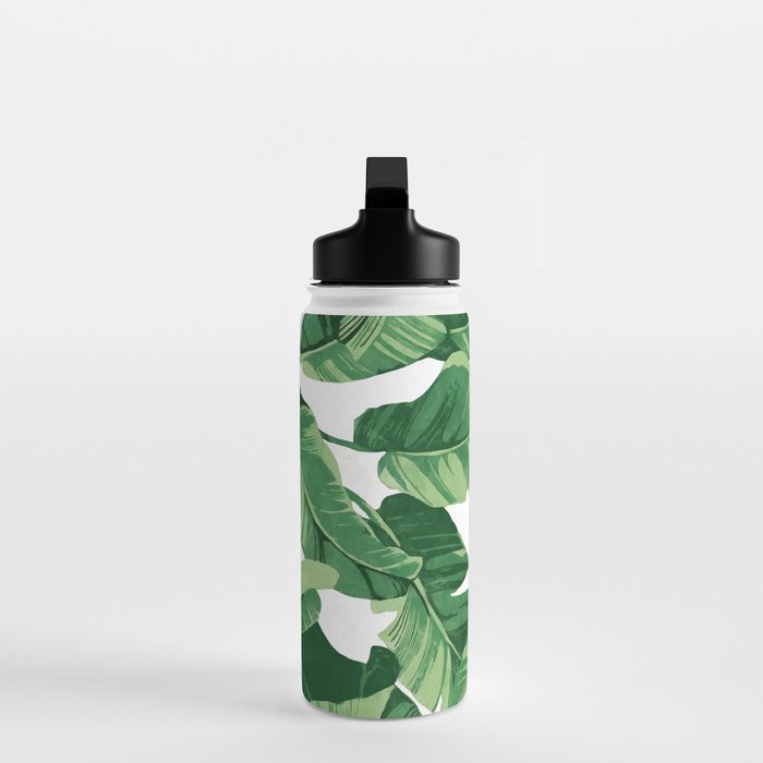 Tropical banana leaves IV Water Bottle Gallery Image 3