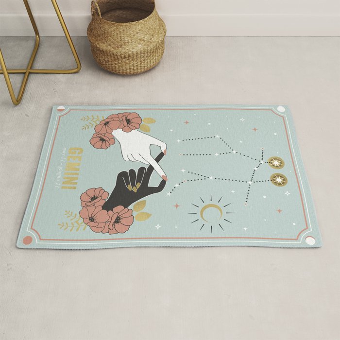 Gemini Zodiac Series Rug Gallery Image 1