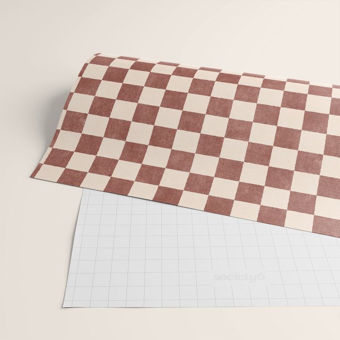 CHECKER - 001 - Clove Wrapping Paper Gallery Image 2