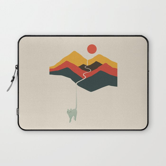 Cat Landscape 149 Laptop Sleeve Gallery Image 1