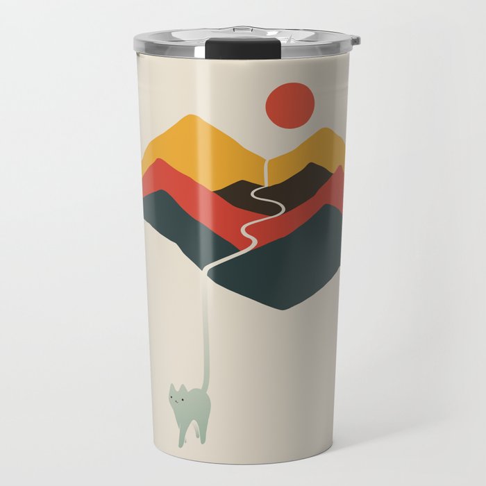 Cat Landscape 149 Travel Mug Gallery Image 1