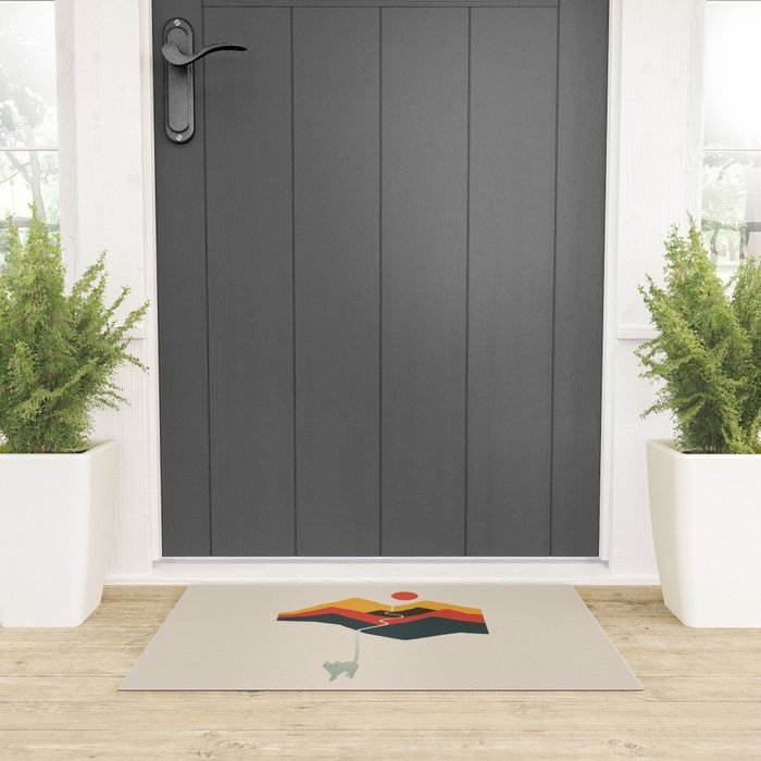 Cat Landscape 149 Welcome Mat Gallery Image 3