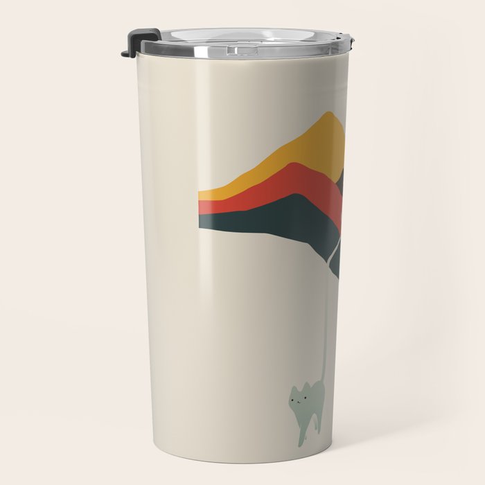 Cat Landscape 149 Travel Mug Gallery Image 3