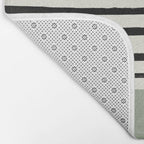 Sage Green x Stripes Bath Mat Gallery Image 2