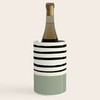 Sage Green x Stripes Wine Chiller Gallery Image 1