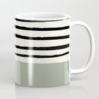 Sage Green x Stripes Coffee Mug Gallery Image 1