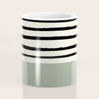 Sage Green x Stripes Coffee Mug Gallery Image 4
