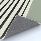 Sage Green x Stripes Rug Gallery Image 4