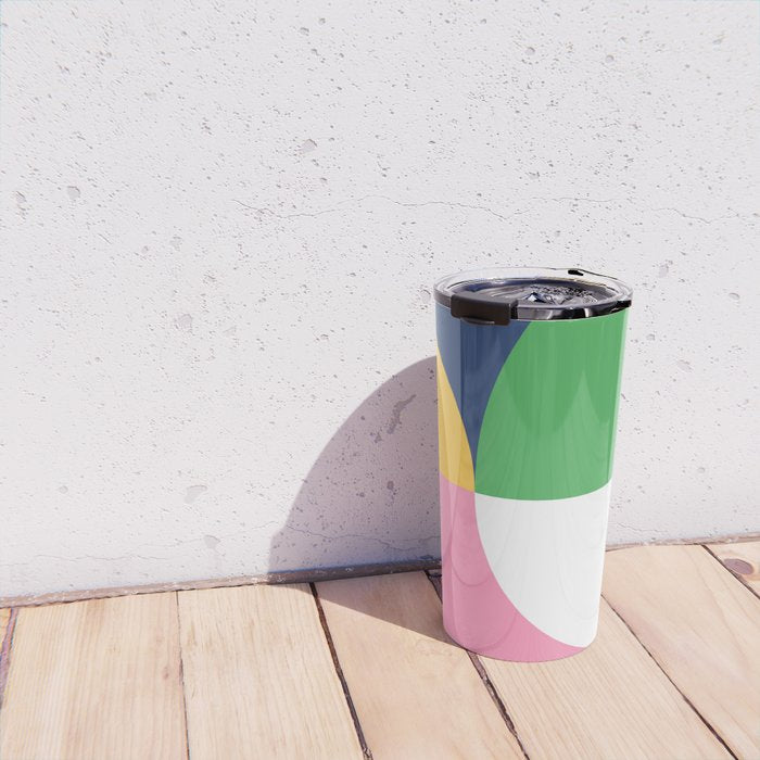 Abstract Geometric 15 Travel Mug Gallery Image 4