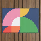 Abstract Geometric 15 Outdoor Rug Gallery Image 1