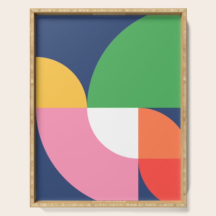 Abstract Geometric 15 Serving Tray Gallery Image 1