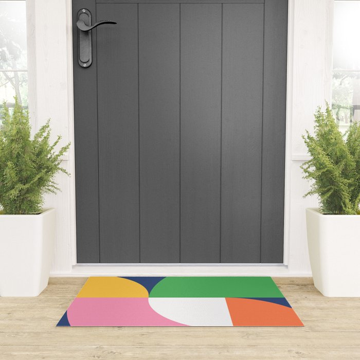 Abstract Geometric 15 Welcome Mat Gallery Image 3