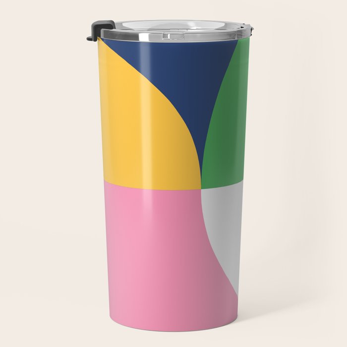 Abstract Geometric 15 Travel Mug Gallery Image 3