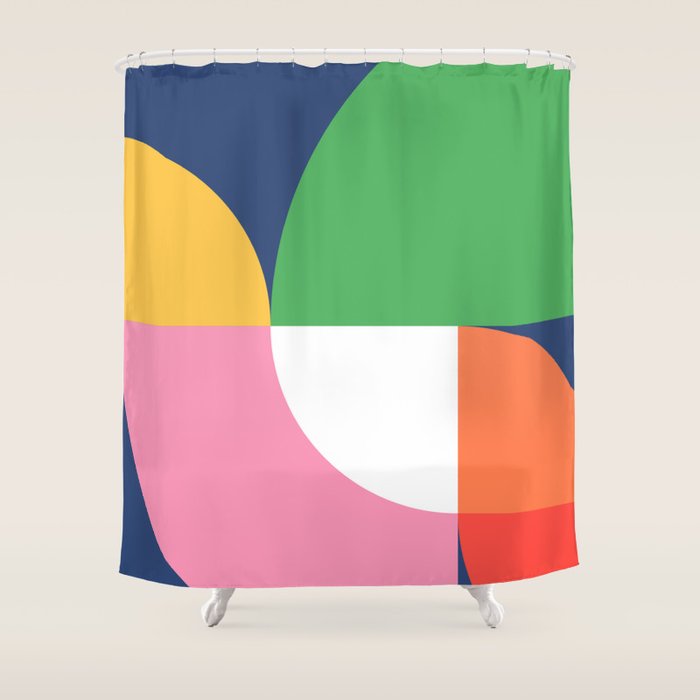 Abstract Geometric 15 Shower Curtain Gallery Image 1